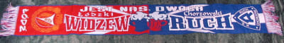 Szalik Widzew Łódź & Ruch Chorzów